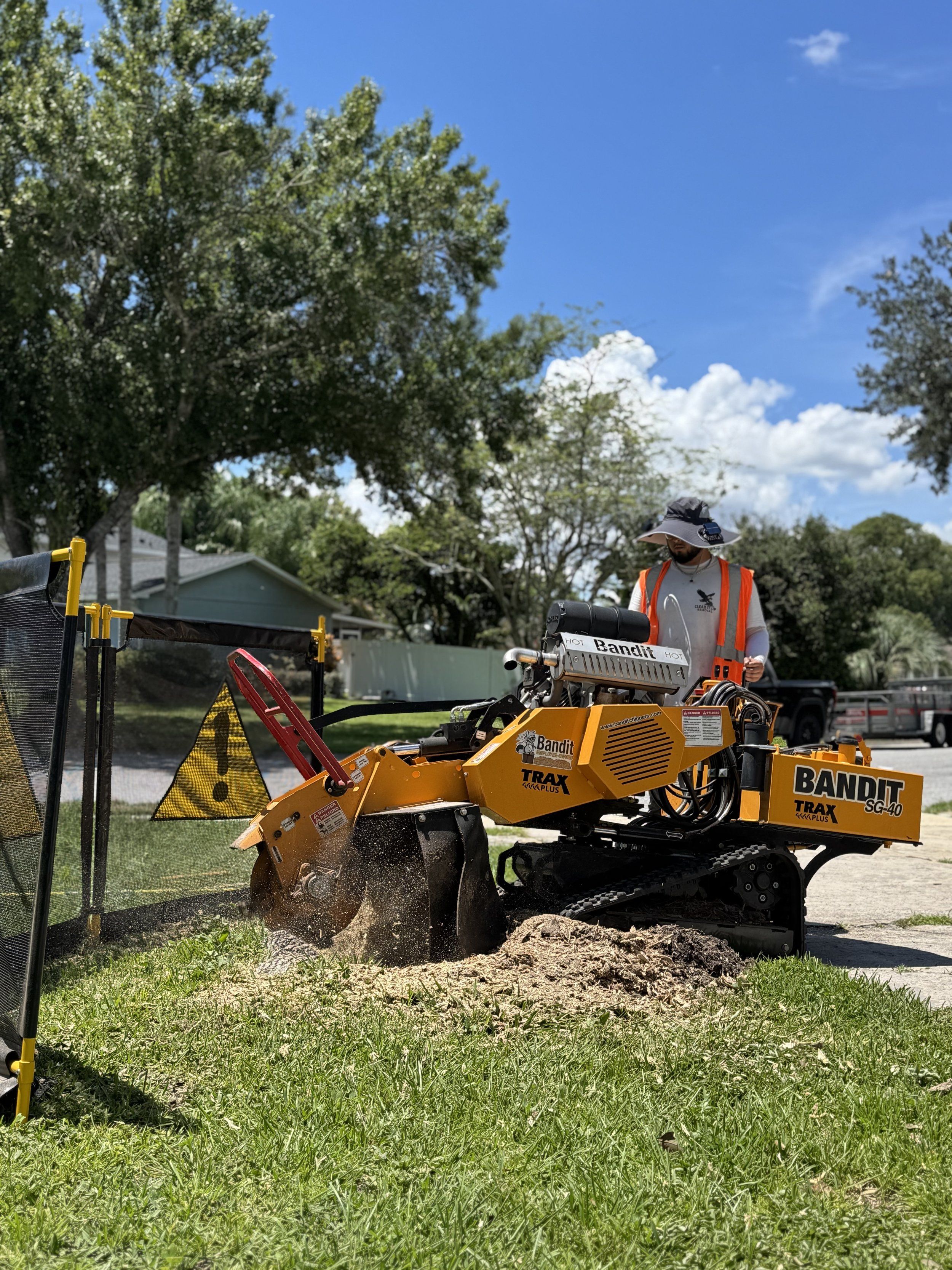 Stump Grinding Orlando, FL | Clear it Up Removal