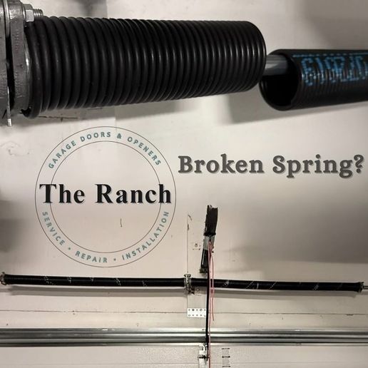 Broken Spring Replacement | The Ranch Garage Doors NC