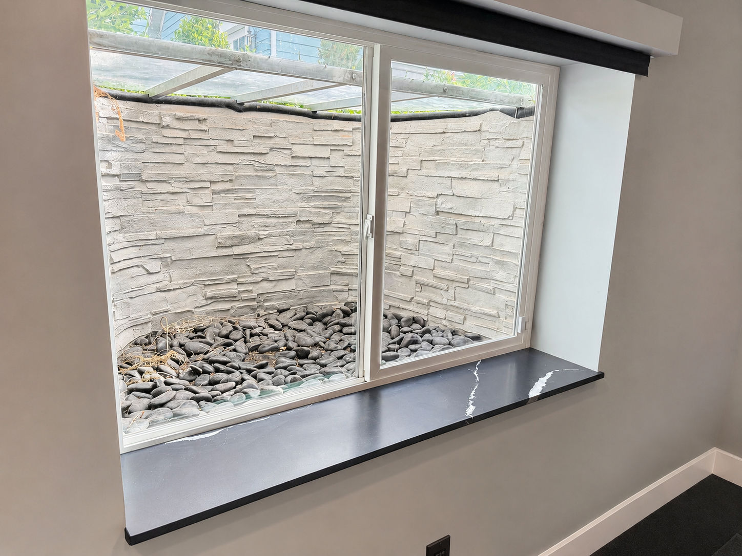 Finished Window Ledge Detail That Makes a Basement Bar Feel Complete ...