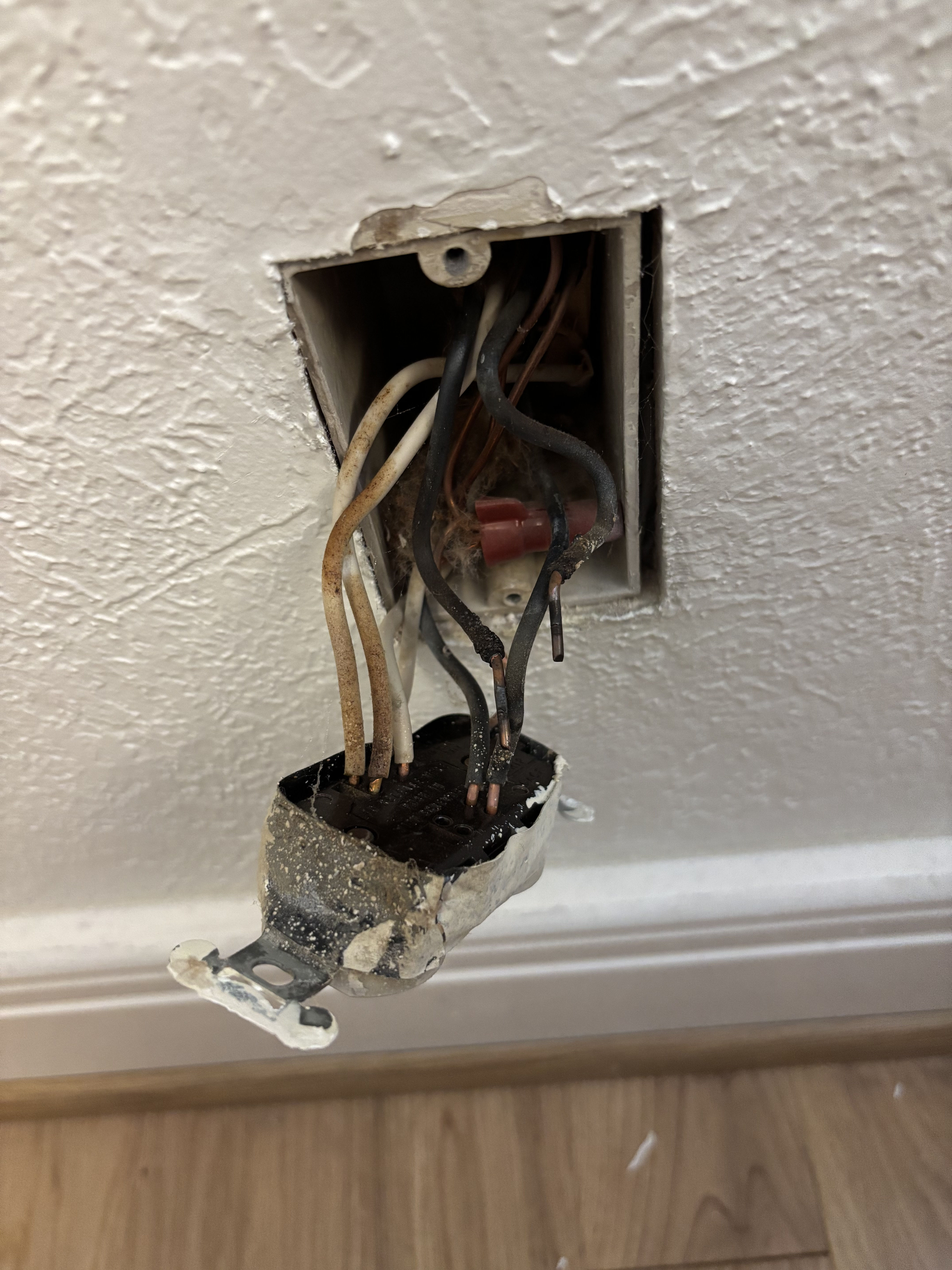 Burnt Outlet Fixed Safely | Freedom Electric Construction LLC