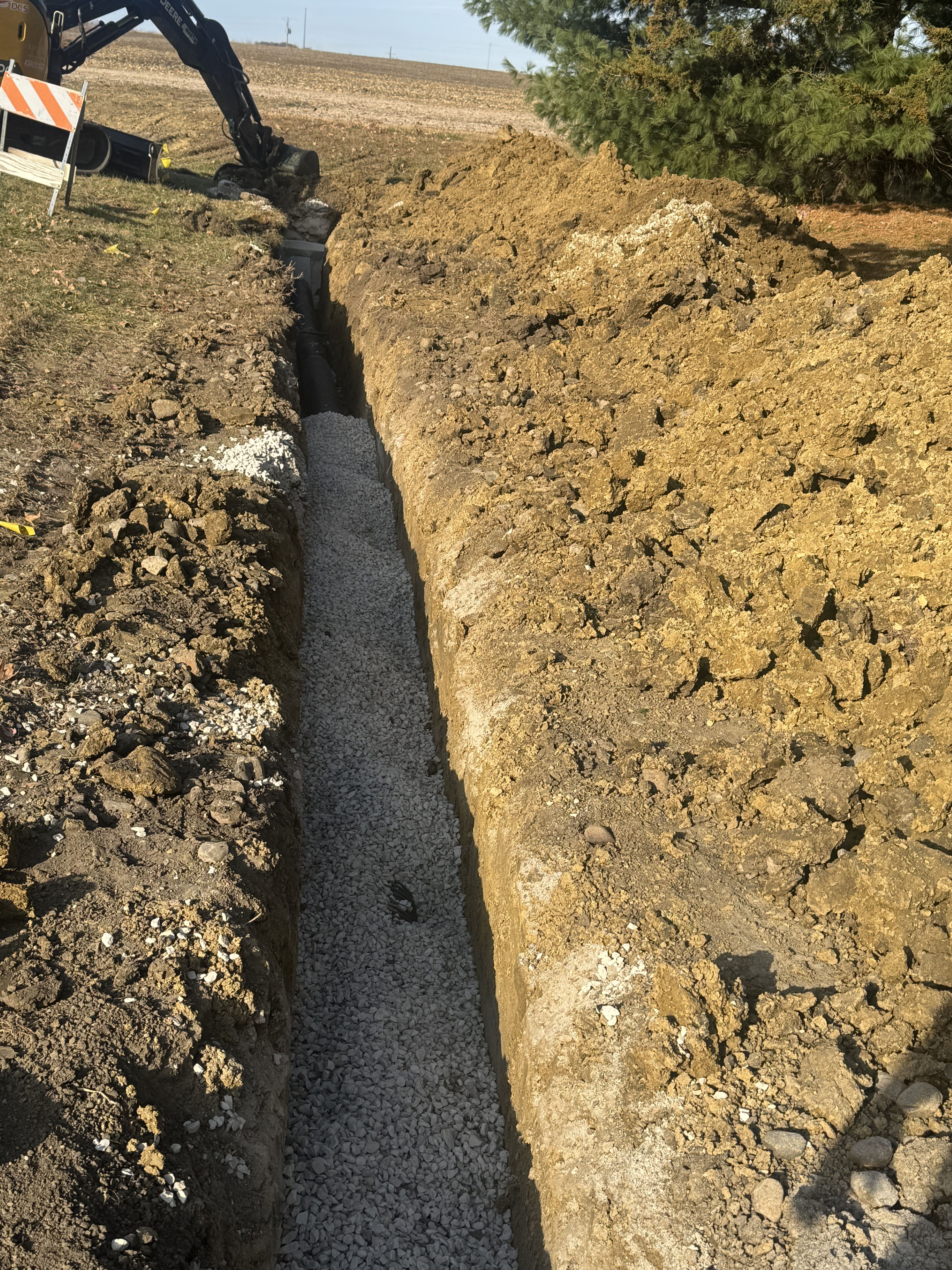 Triangular Toe Ditch Seamless Water Main Repairs and Ditch Tile Installation | DCS ...