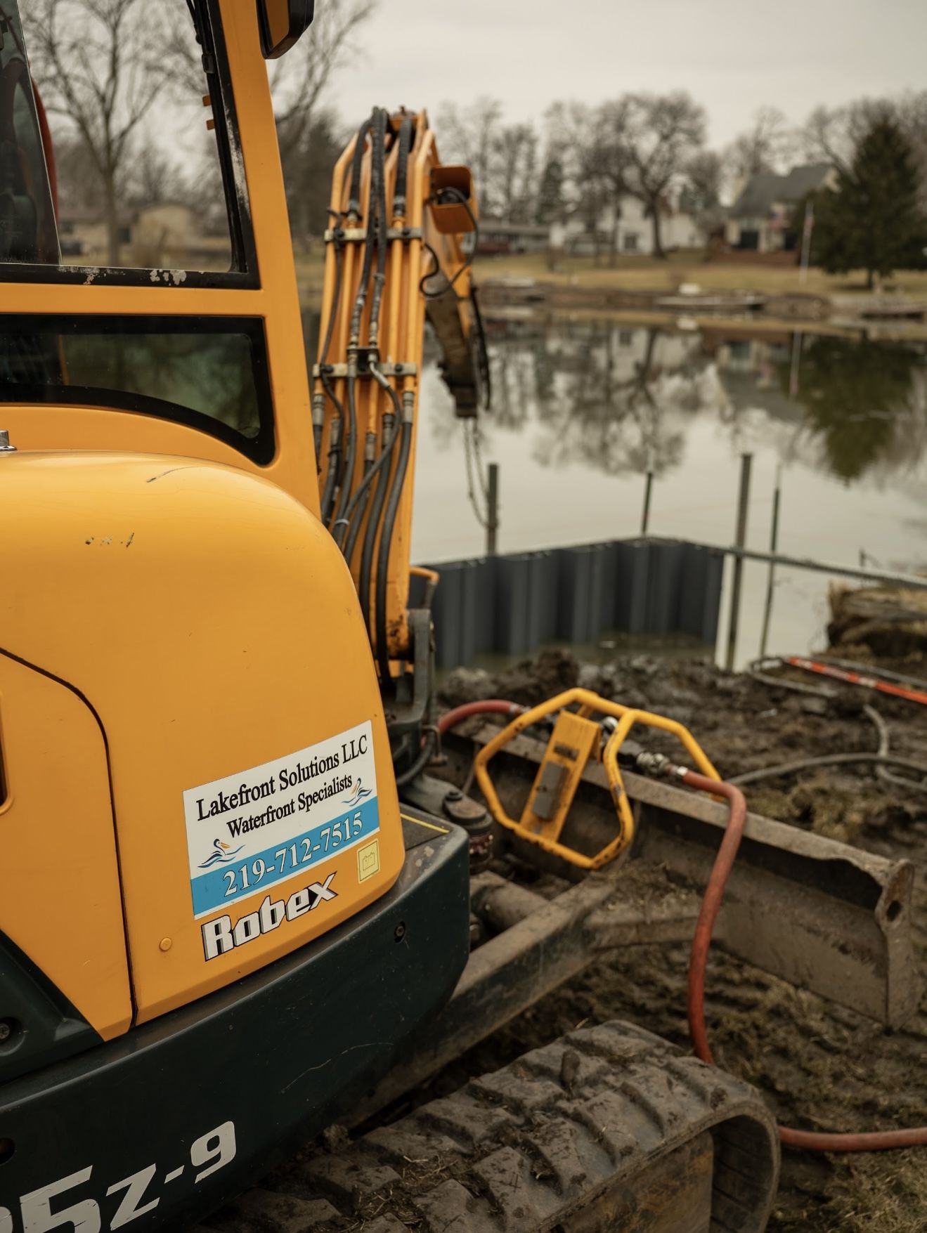 Seawall Project Kickoff at Lake Edge | Lakefront Solutions LLC