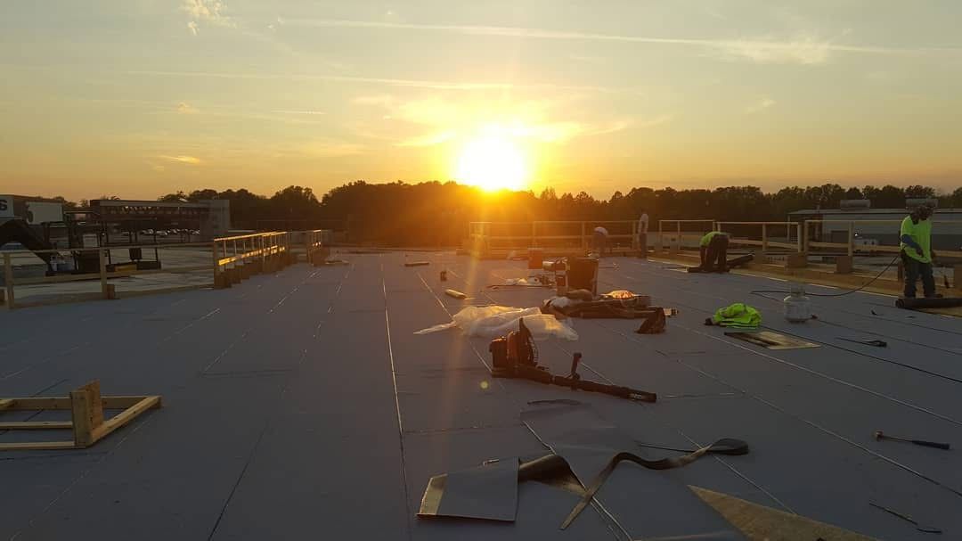 Roguefort On Rooftops Rooftop Mastery on the 'Rampage' Movie Set | Griffin Roofing