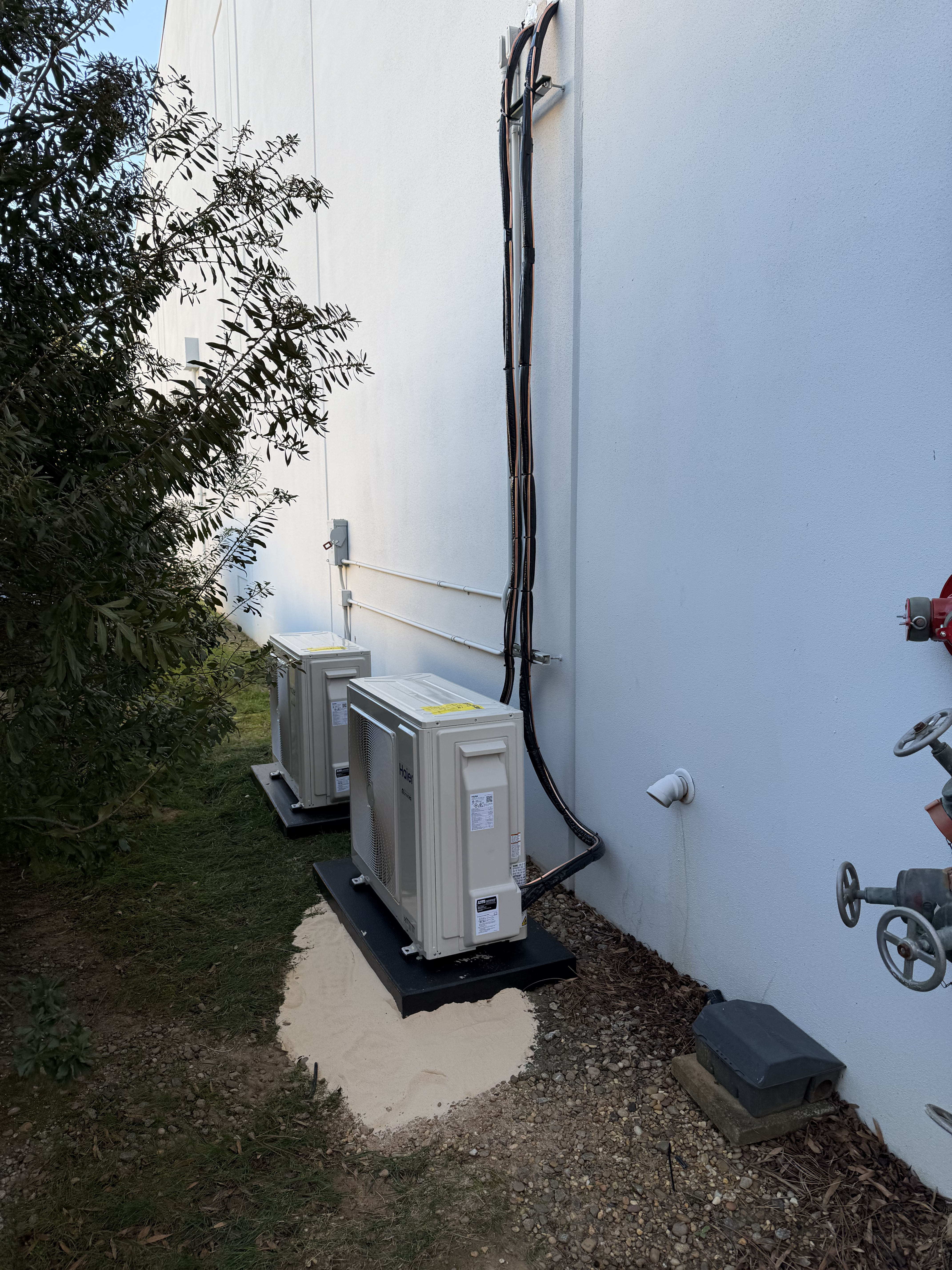 Split Unit Enclosure Dedicated Circuits for Mini Split Units at IT Room | North Georgia ...