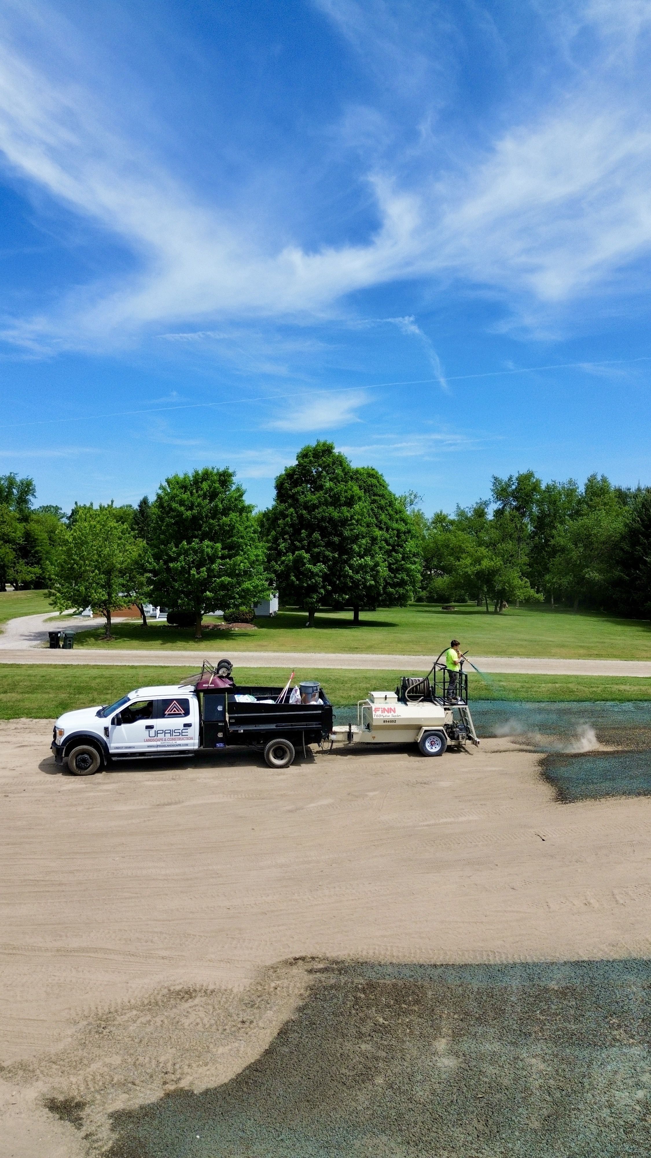 ON。 New Construction Seeding Northville MI | Uprise LLC