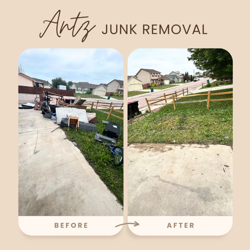 Transform Cluttered Outdoors into Clean Spaces | Antz Junk Removal
