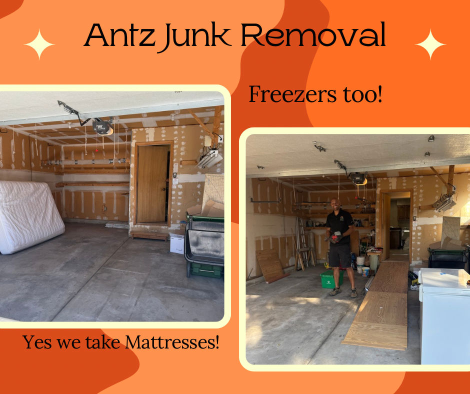 Declutter with Mattress and Freezer Removal | Antz Junk Removal