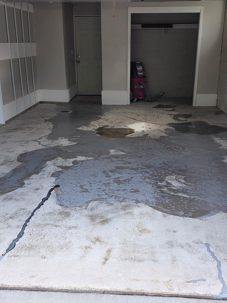 View of Garage Floor Epoxy Makeover in St. Louis Park | Twin City Epoxy Docs