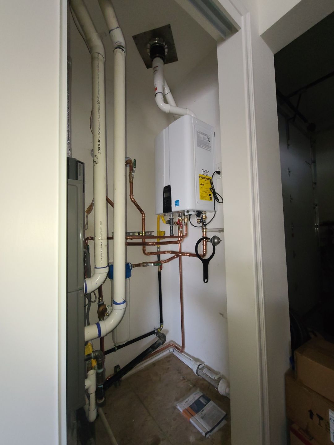 Traditional to Tankless Water Heater Conversion