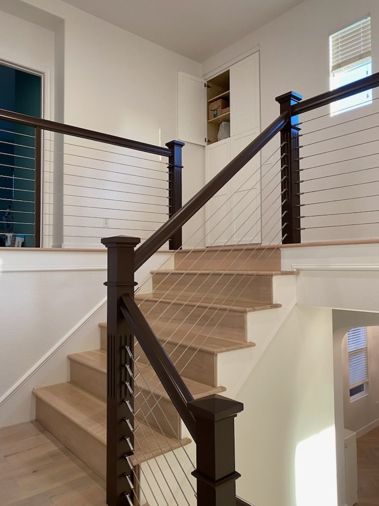 Staircase Transformation Showcase | Coastal Colors Painting Company