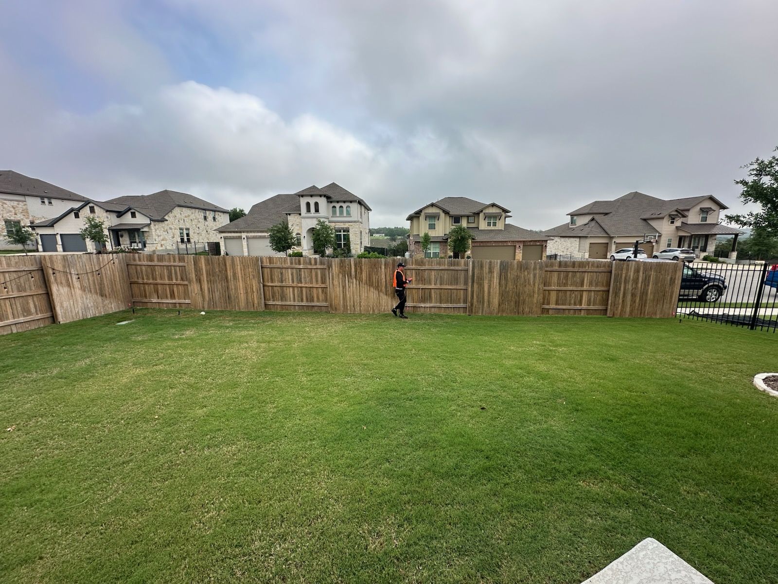 Backyard Transformation Project in Progress | Straight Edge Landscaping
