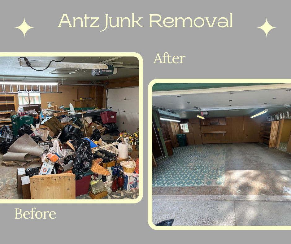 Clutter Chaos Transformed into Spotless Space | Antz Junk Removal