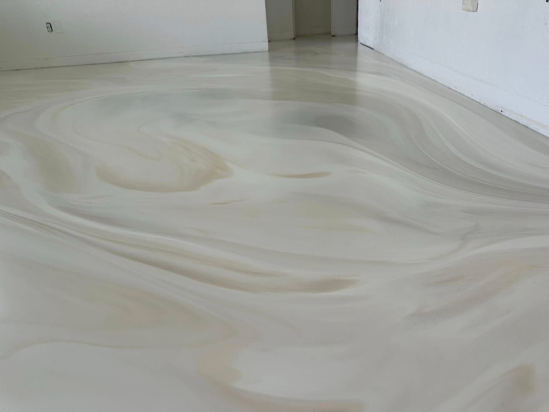 View of Luxury Modern Epoxy Flooring Transformation | Surface Solutions