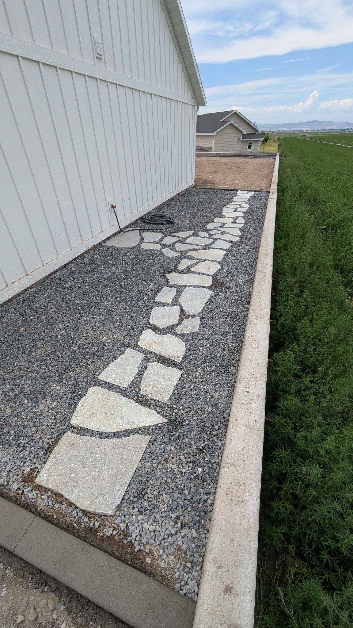 Stunning Flagstone Pathway Installation | Shademaster Landscape Design ...