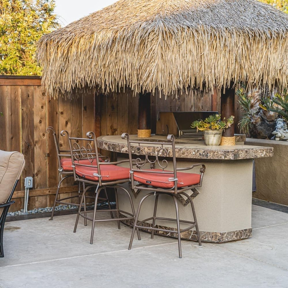 Majestic Hardscapes crew installing a luxury hardscape project in San Diego County