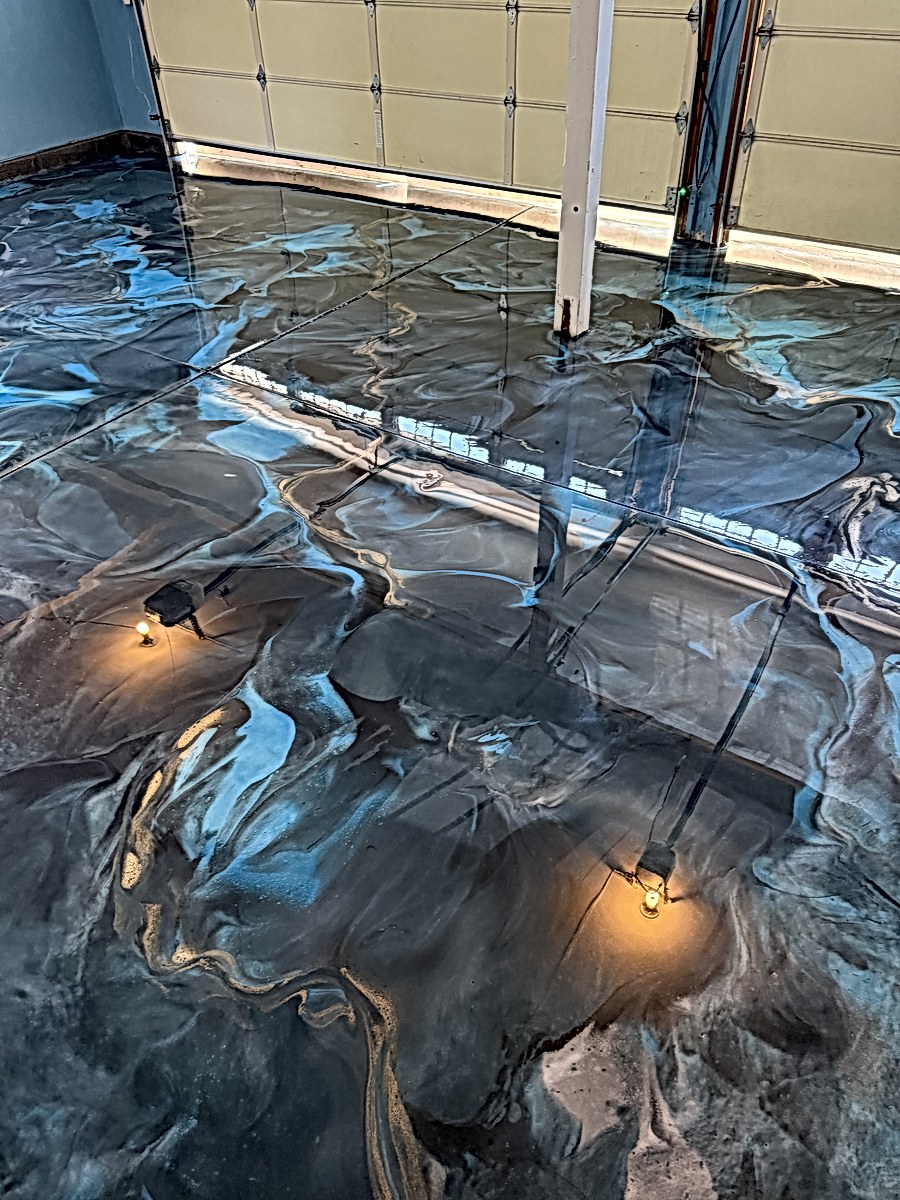 Metallic Epoxy Showroom