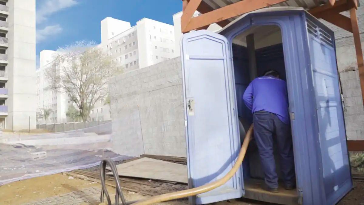 Higienização em Toalete Portátil da Ativa Locação