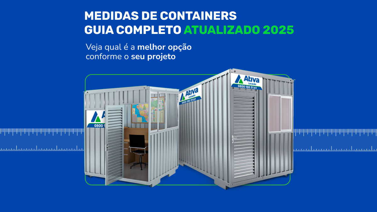 Baixe o infográfico e veja as medidas de containers atualizadas.