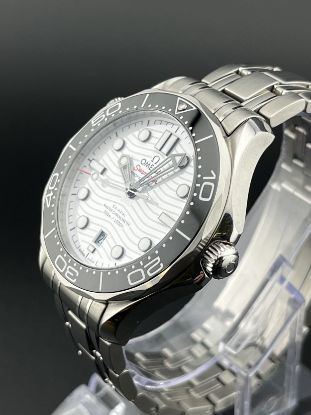 Picture of Omega Seamaster 300M Diver Chronograph with White Wave Dial