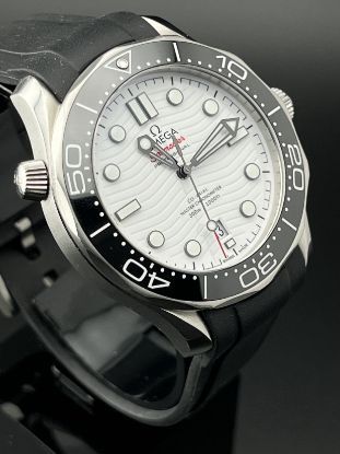 Picture of Omega Seamaster Diver 300M with White Wave Dial