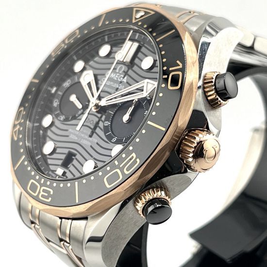 Picture of Omega Seamaster Diver 300M Co-Axial Sedna Gold Chronograph