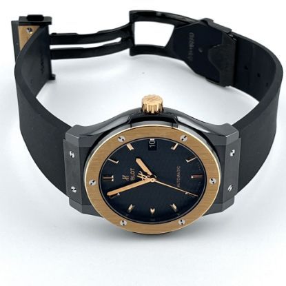 Picture of Hublot Classic Fusion “Ceramic King Gold” with Carbon Dial