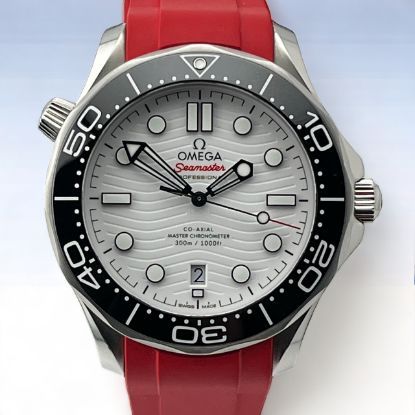 Picture of Omega Seamaster Pro Diver 300M with White Wave Dial