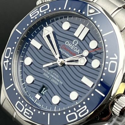 Picture of Omega Seamaster Pro Diver 300M with Blue Wave Dial