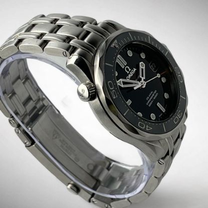 Picture of Omega Seamaster Diver 300M Black No Wave Dial, Black Bezel, 36mm