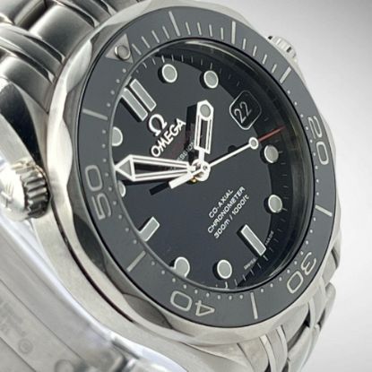 Picture of Omega Seamaster Diver 300M Black No Wave Dial, Black Bezel, 36mm