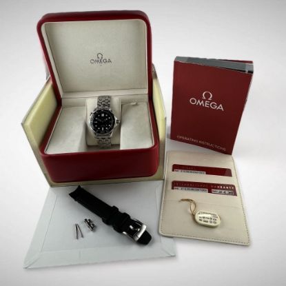 Picture of Omega Seamaster Diver 300M Black No Wave Dial, Black Bezel, 36mm