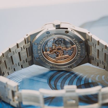 Picture of Audemars Piguet Royal Oak Perpetual Calendar 26574ST Blue Dial