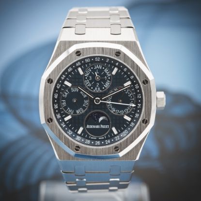 Picture of Audemars Piguet Royal Oak Perpetual Calendar 26574ST Blue Dial