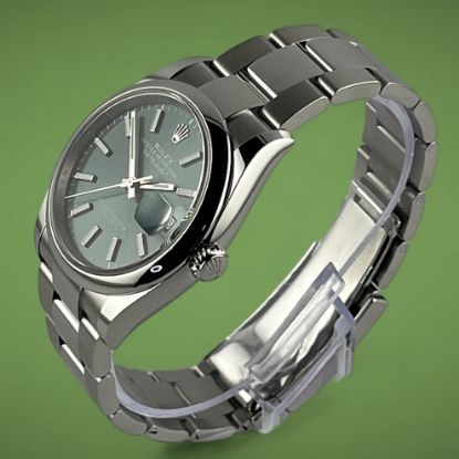 Picture of Rolex Datejust 36 Green Dial Oyster Bracelet 126200