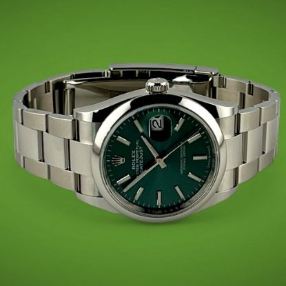 Picture of Rolex Datejust 36 Green Dial Oyster Bracelet 126200