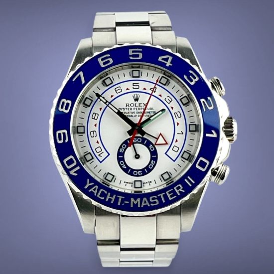 Picture of Rolex Yacht-Master II 116680 White Blue Regatta