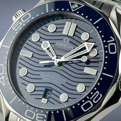 Picture of Omega Seamaster Pro Diver 300M with Blue Wave Dial