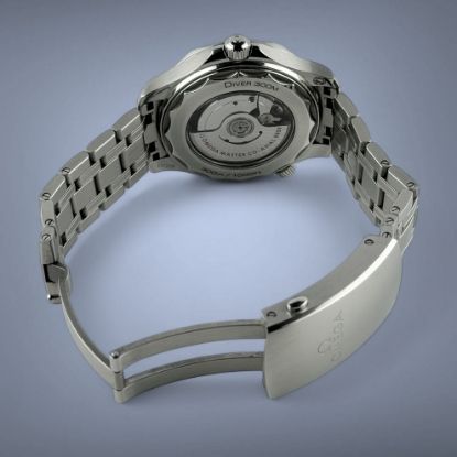 Picture of Omega Seamaster Pro Diver 300M with Blue Wave Dial