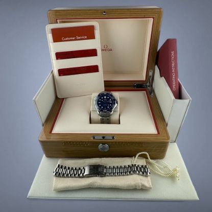 Picture of Omega Seamaster Pro Diver 300M with Blue Wave Dial