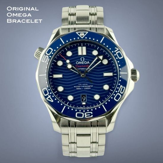 Picture of Omega Seamaster Pro Diver 300M with Blue Wave Dial