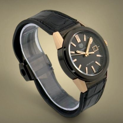 Picture of Tag Heuer Carrera 36mm Black PVD Coated Case with Rose Gold Accents 
