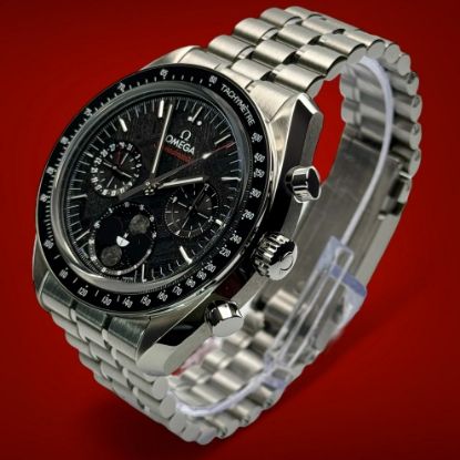 Picture of Omega Speedmaster Moonphase “Black Moon” Meteorite