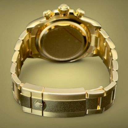 Picture of 18k Gold Rolex Daytona with White Dial 126508