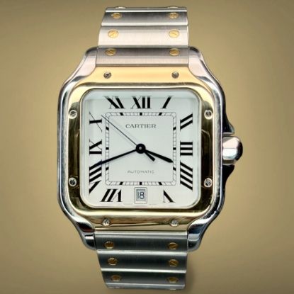 Picture of Cartier Santos W2SA0009 Two-Tone Bracelet 