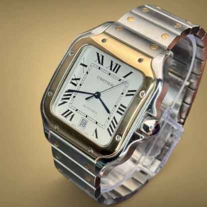 Picture of Cartier Santos W2SA0009 Two-Tone Bracelet 