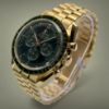 Picture of Omega Speedmaster Moonwatch Green Dial in Sedna Gold