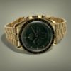 Picture of Omega Speedmaster Moonwatch Green Dial in Sedna Gold