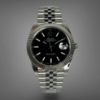 Picture of Rolex Datejust: Black Dial, Fluted Bezel, Jubilee Bracelet