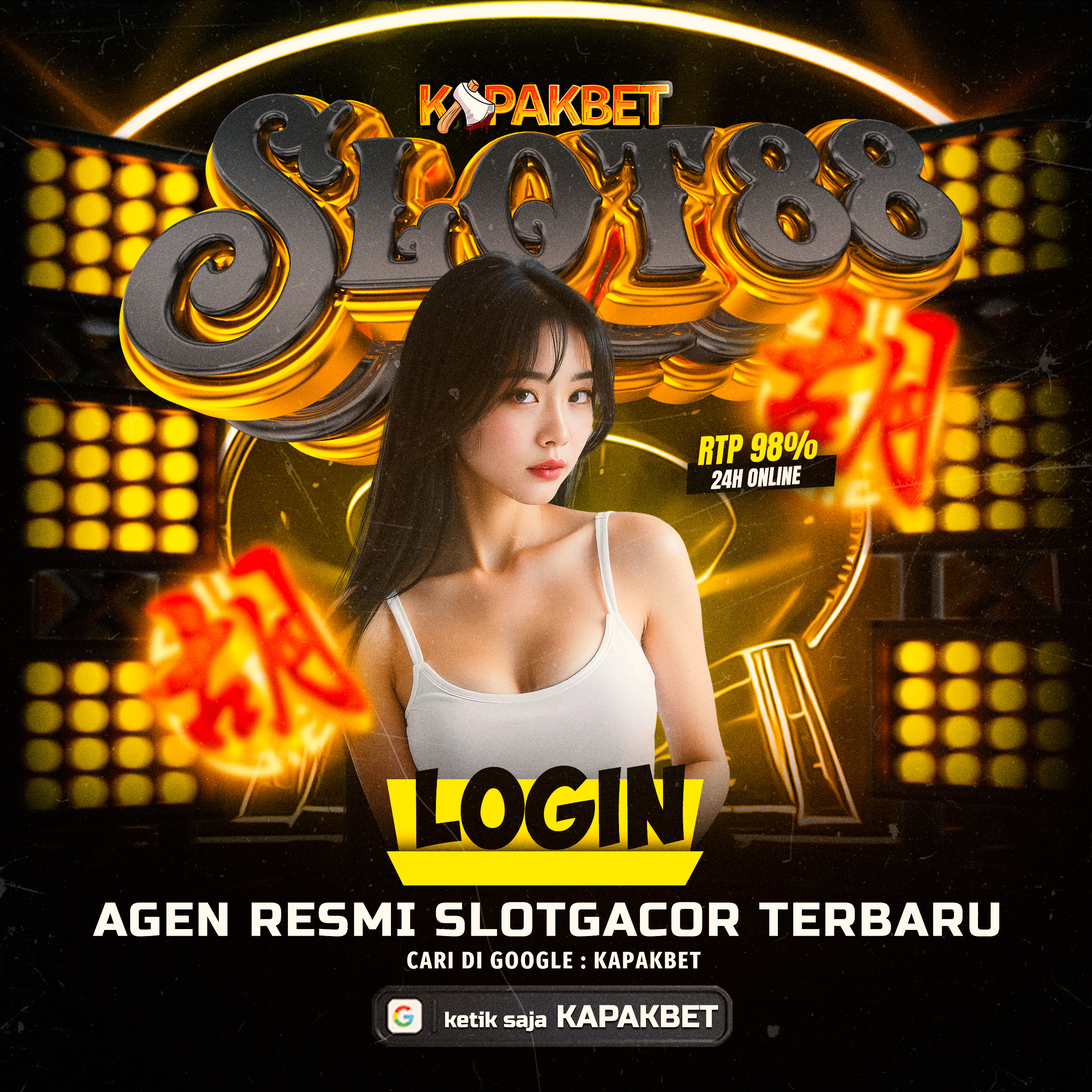 KAPAKBET: Agen Resmi Slot Gacor Slot88 Terbaru RTP 98% Hari Ini