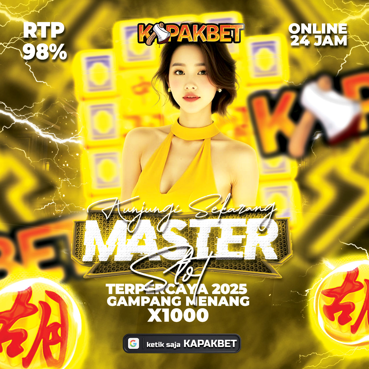 KAPAKBET # Master Slot Terpercaya RTP 98% Gampang Menang x1000 Online 24jam